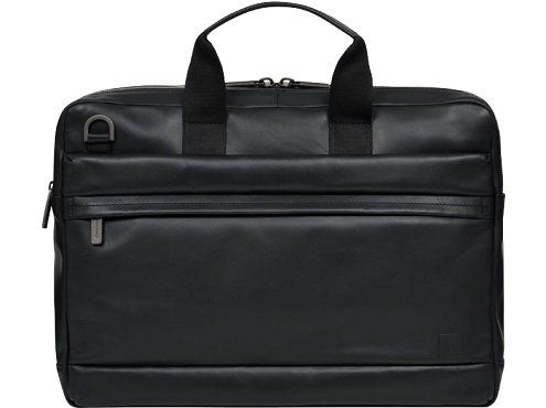 KNOMO Barbican Roscoe Aktentasche in schwarz und braun für 149€ (statt 199€)