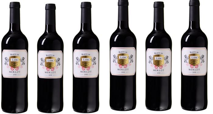 Barón de Lión 6 Flaschen spanischer Merlot Rotwein für 29,94€ (statt 45€)