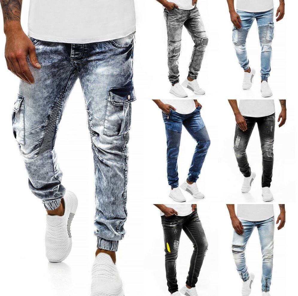 OZONEE 10065 Herren Röhrenjeans Straight Cut für 26,95€ (statt 35€)