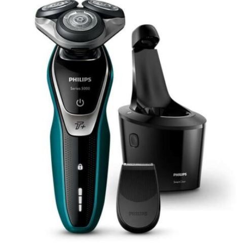 PHILIPS Series 5000 S5550/72 Nass  & Trocken Akkurasierer + SmartClean System für 79,99€ (statt 100€)