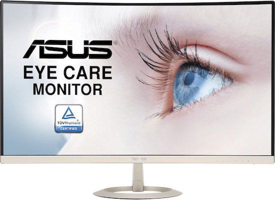 Asus VZ27VQ   27 Zoll Full HD curved Monitor mit schmalem Rahmen für 119,90€ (statt 153€)