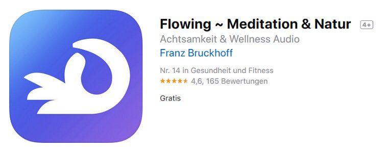 iOS: Flowing ~ Meditation & Natur gratis (statt 2,29€)