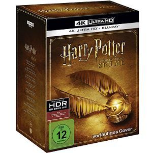 🧙 Harry Potter 4K Complete Collection (16-Discs) auf 4K Ultra HD Blu-ray + Blu-ray für 69,99€ (statt 90€)