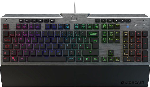 Top! Lioncast LK300 RGB Tastatur mit mechanischen Tasten für 93€ (statt 110€)