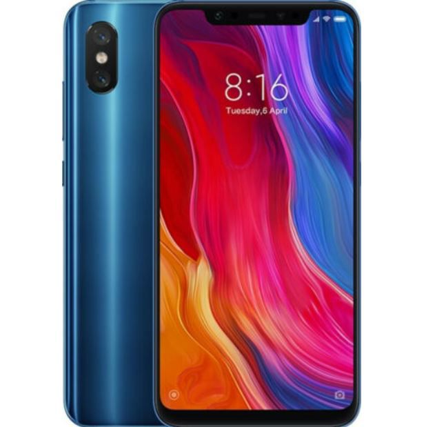 Xiaomi Mi 8 6,21 blaues Smartphone mit 64GB Speicher für 219€ (statt 244€)