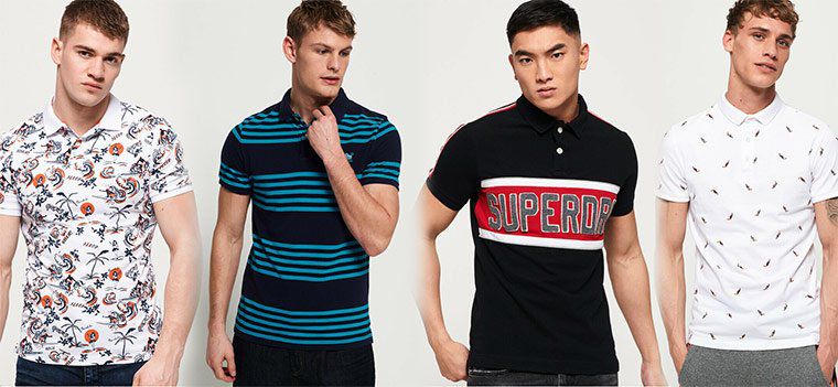 Superdry Herren Poloshirts 34 Modelle und Farben bis 4XL je 21,95€