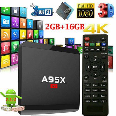 A95X R1 TV Box mit Fernbedienung und Android 7.1.2, 2GB RAM & 16GB ROM für 24,99€   aus DE