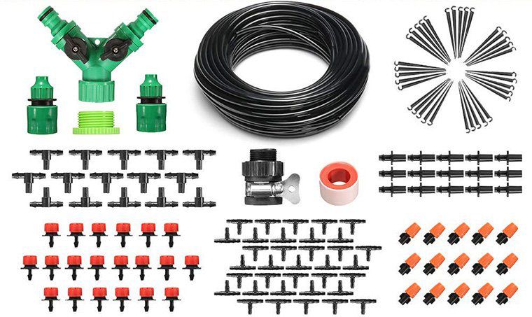 Flexibles Bewässerungssystem (40m) mit viel Zubehör für 17,99€ (statt 30€)