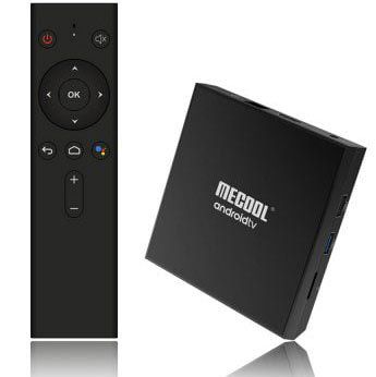 MECOOL KM9 Pro   TV Box mit 16GB & 2GB RAM inkl. Sprachsteuerung & Android 9 für 35,52€