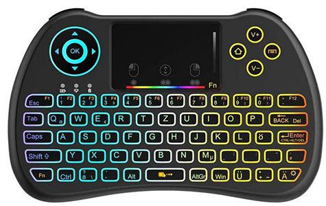 TecBoss TC001 Bluetooth Mini Tastatur mit Touchpad für 9,59€   Prime