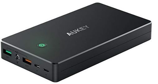 Aukey PB T5   QC 2.0 Powerbank (20.000mAh) mit Lightning & Micro USB für 21,99€ (statt 37€)