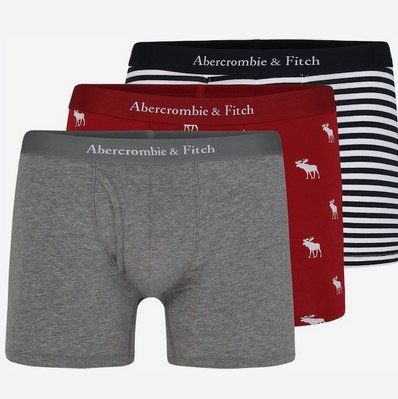 Dreierpack Abercrombie & Fitch Unterhosen für 25,42€ (vorher 45€)