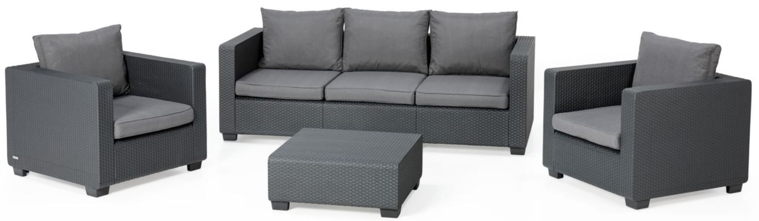 Allibert Salta Polyrattan 5 Personen Sitzguppe für 529,99€ (statt 609€)