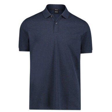 BOSS Herren Poloshirt Pallas Regular Fit als Kurzarm in Navyblau für 67,96€ (statt 80€)