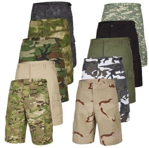 Urbandreamz Herren US Army Cargoshorts mit Camouflage für 19,90€