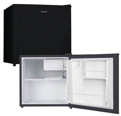 comfee KB5047   kleiner schwarzer Kühlschrank mit Eisfach für 69,99€