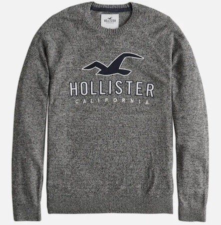 Hollister Core Graphic Crew 4CC Pulliver für 21,16€ (statt 37€)   nur S, M, L