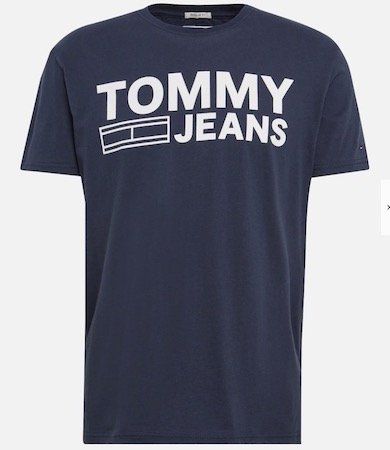 Tommy Jeans T Shirt mit Classic Logo für 24€ (statt 31€)   nur M, L, XL