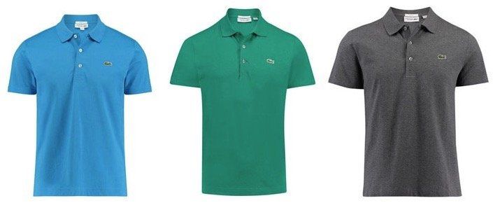 3er Pack Lacoste Waffel Pique Poloshirts in Regular Fit für 125€ (statt 155€)