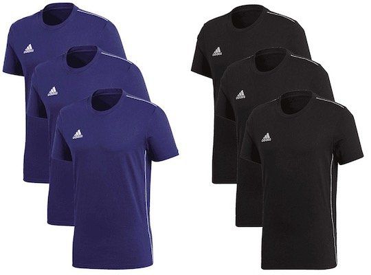 3er Pack adidas Core 18 Tee Shirts für 27,95€ (statt 37€)