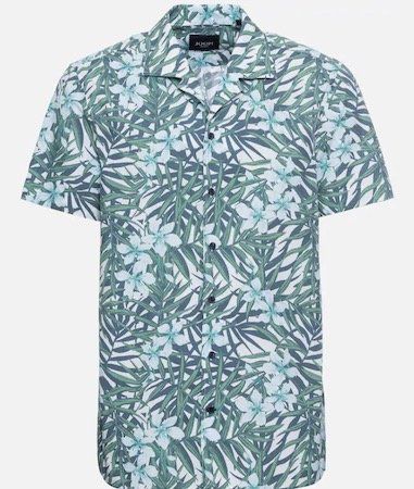 JOOP! Herren Hemd Hannes mit grünem Palmen/Blumen Motiv für 28,63€ (statt 80€?)