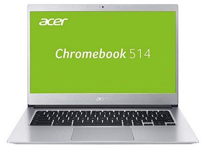 Acer Chromebook 514 (14 Full HD IPS matt, Aluminium Unibody) in Silber für 299€ (statt 455€)