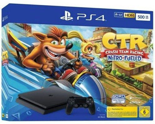PlayStation 4 Slim 500GB + Crash Team Racing: Nitro Fueled für 233,91€ (statt 264€)