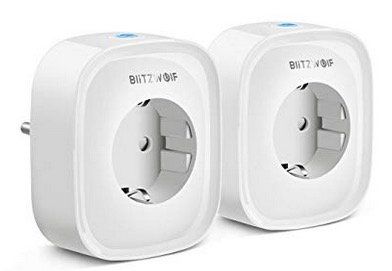 2x Blitzwolf BW SHP2 WLAN Steckdose mit App Steuerung (Alexa, Google Home & IFTTT ) für 18,19€ (statt 33€)