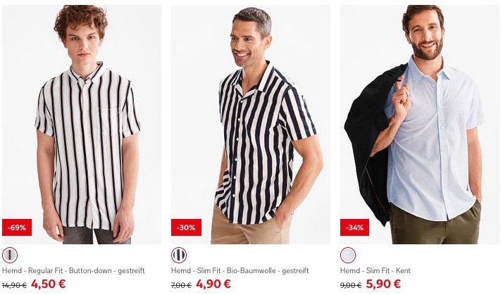 C&A Final Sale mit sehr guten Preisen   z.B. T Shirts ab 2,90€   keine VSK