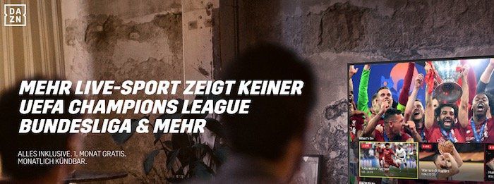 Heute: Frankfurt vs. Arsenal gratis bei DAZN dank Testmonat