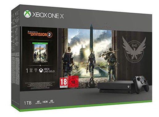 Microsoft Xbox One X 1TB mit The Division 2 im Bundle für 246,23€ (statt 303€)