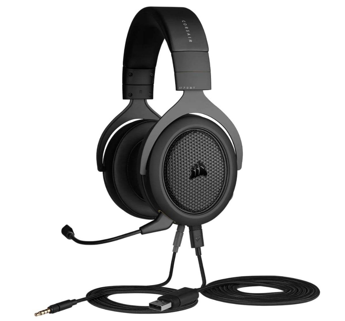 Corsair HS70 Wireless Gaming Headset in Schwarz für 79,99€ (statt 105€)