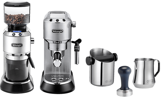 DeLonghi EC 685 Barista Bundle Espressomaschine, Kaffeemühle etc. für 266€ (statt 357€)