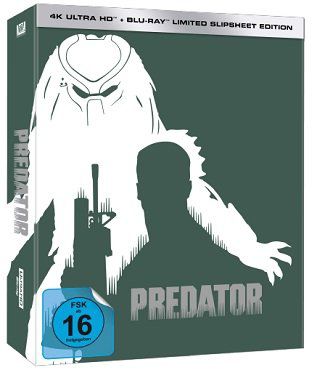 Predator (Limited Slipsheet Edition) nummeriert auf 444 Stück als 4K Blu ray für 39€ (statt 56€)