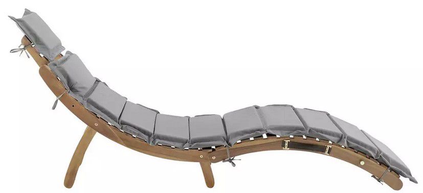 Gartenliege Bora aus echtem Akazienholz für 90,30€ Statt 129€)