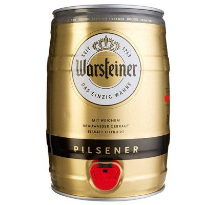 5 Liter Warsteiner Pils Fass ab 8,54€   Prime Sparabo