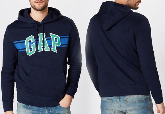 GAP Sweatshirt V GO ARCH STRIPE PO HD für 26,91€ (statt 35€)