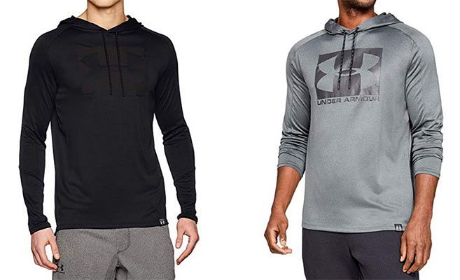 Under Armour Lighter Longer Hoodie in Schwarz oder Dunkelgrau für 22,95€ (statt 30€)