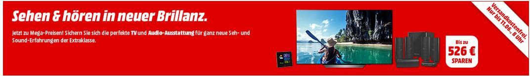Media Markt Feiertags TV & Sound Angebote: z.B. SONY KD 65XF7596   65Zoll SMART TV für 799€ (statt 999€)