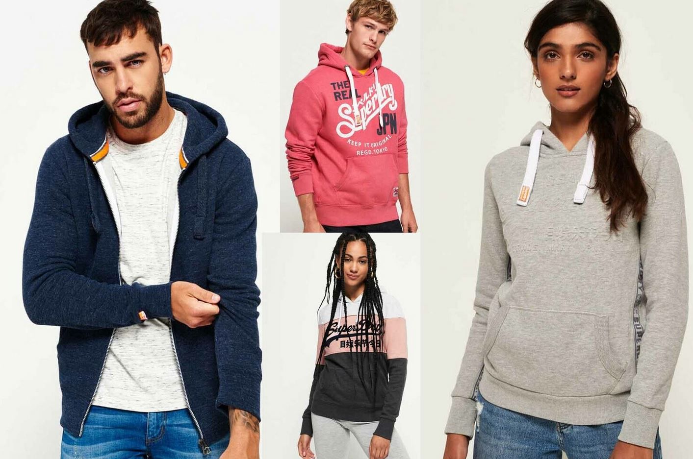 Superdry Damen und Herren Hoodies 33 Modelle je 41,95€ (statt 49€)