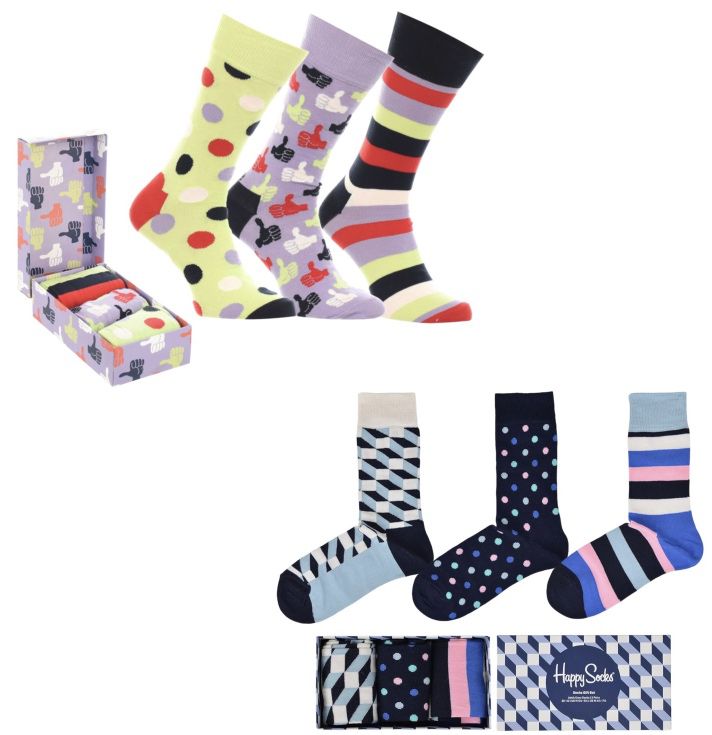 12x Happy Socks Socken in Geschenkbox für 31,36€ (statt 60€)