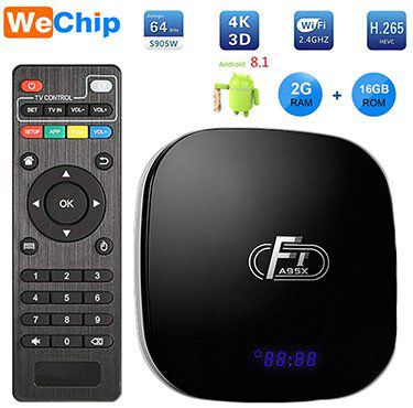 A95X F1 TV Box mit 2GB / 16GB und Android 8.1 für 23,63€   aus DE