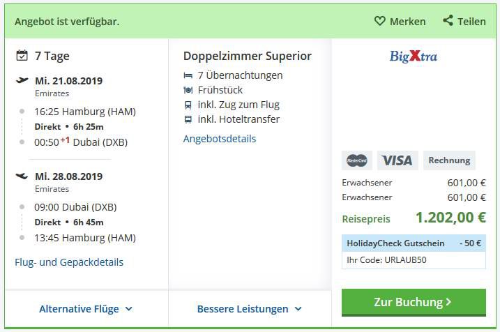 Last Minute: 7 Tage im 5* Steigenberger Hotel in Dubai inkl. Frühstück, Transfer, Zug & Flügen ab 576€ p.P.