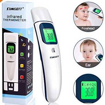 Digitales Stirnthermometer mit Infrarotsensor für 16,09€ (statt 23€)