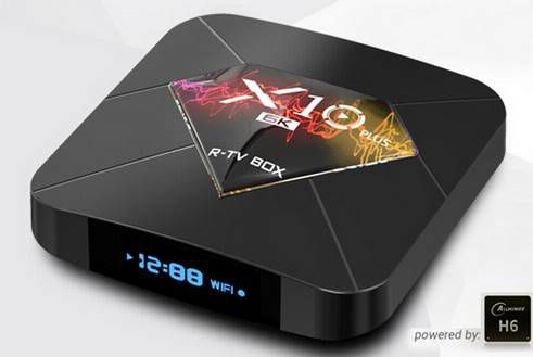 R TV BOX X10 PLUS 6K TV Box mit Android 9 & 4GB / 64GB für 34,99€   aus DE