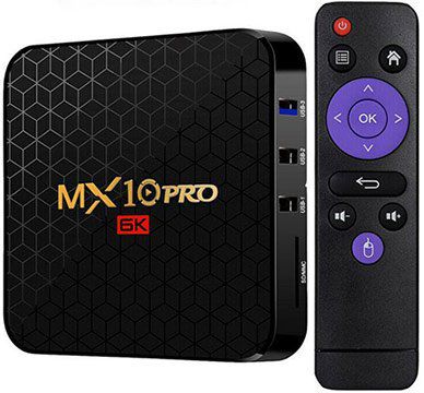 MX10 PRO TV Box mit 4GB/32GB & Android 9 für 29,44€   aus Deutschland
