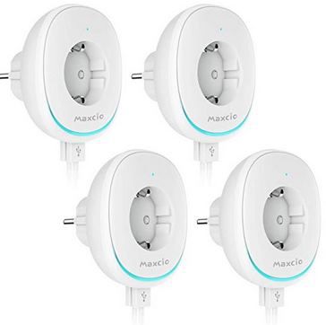 4er Pack: WLAN Steckdose mit 2x USB & Steuerung via Alexa, Google Home & IFTTT für 27,99€ (statt 40€)