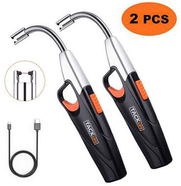 2er Pack: Tacklife ELY08   flammenloses, elektrisches Feuerzeug mit Lichtbogen für 10,97€   Prime