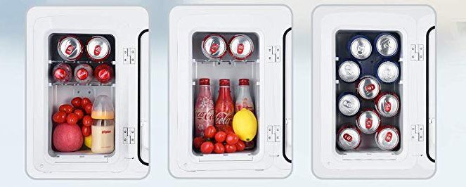 OMORC 10L Minikühlschrank für Haus, Büro & Auto für 69,99€ (statt 136€)