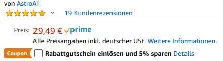 Digitaler Reifenfüller mit 17bar & LCD für 20,52€ (statt 29€)